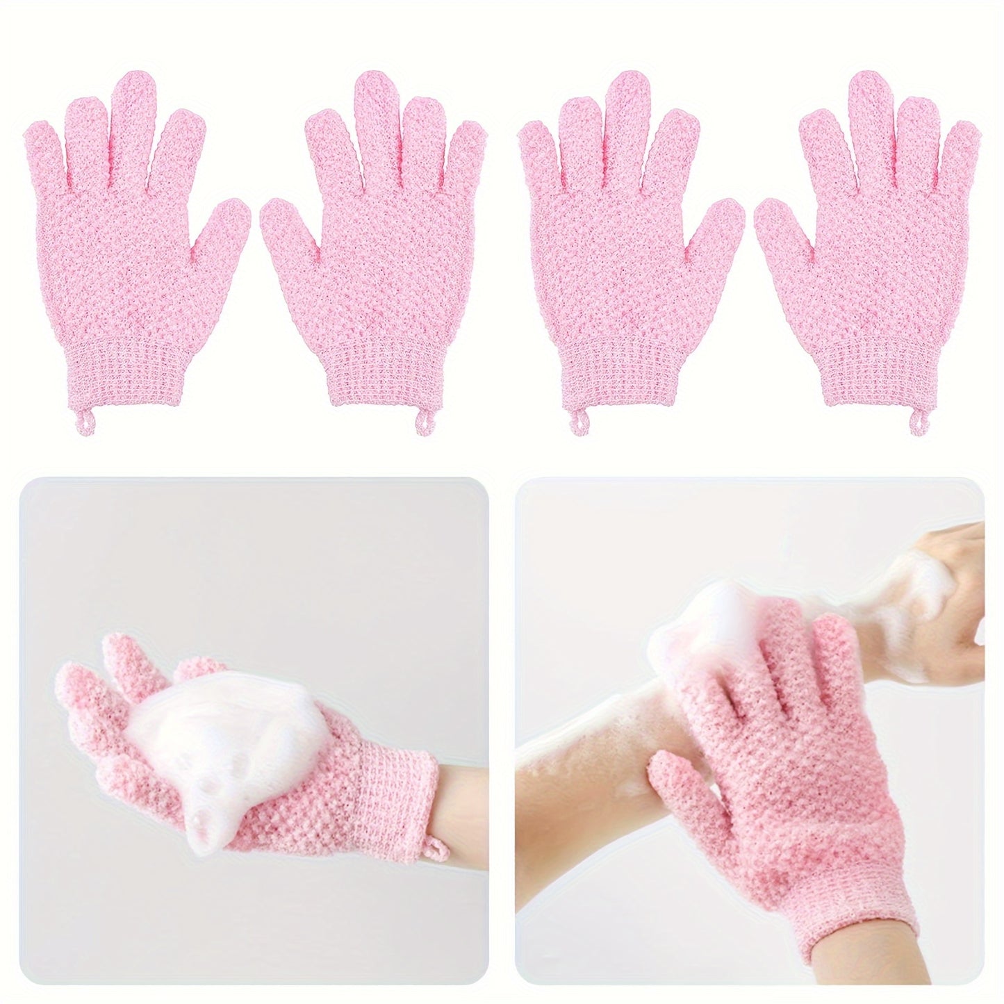 Glow Exfoliating Bath Gloves