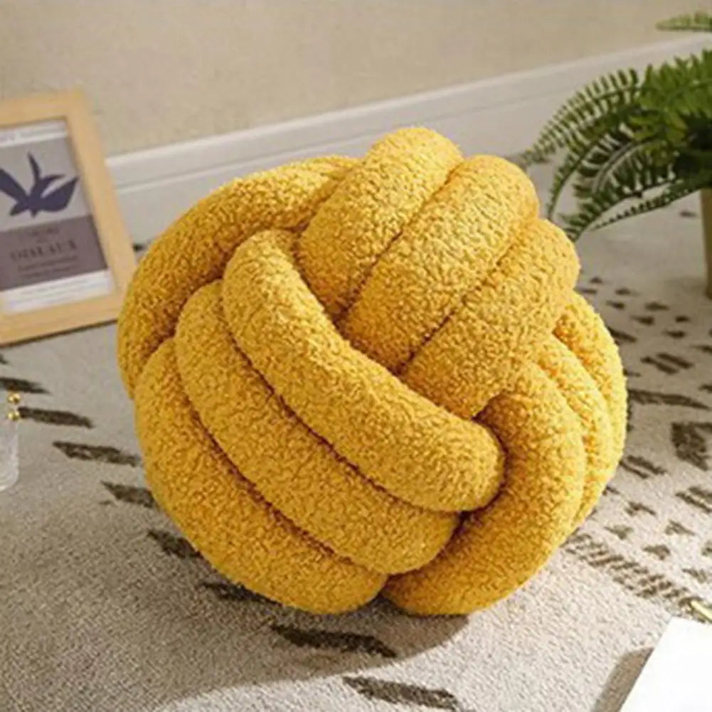 Knotted Velvet Pillow